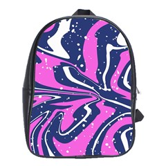 Texture Multicolour Grunge School Bag (xl) by Cemarart