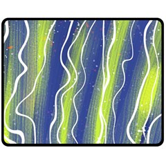 Texture Multicolour Gradient Grunge Fleece Blanket (medium) by Cemarart