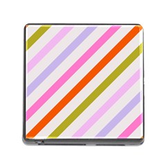 Lines Geometric Background Memory Card Reader (square 5 Slot) by Maspions