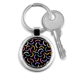 Abstract Pattern Wallpaper Key Chain (round) by Maspions