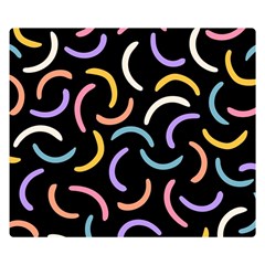 Abstract Pattern Wallpaper Premium Plush Fleece Blanket (small) by Maspions