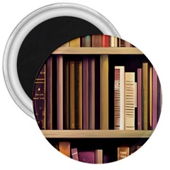 Books Bookshelves Office Fantasy Background Artwork Book Cover Apothecary Book Nook Literature Libra 3  Magnets by Grandong