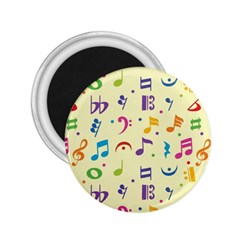 Seamless Pattern Musical Note Doodle Symbol 2 25  Magnets by Apen