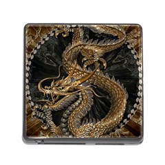 Fantasy Dragon Pentagram Memory Card Reader (square 5 Slot) by Maspions