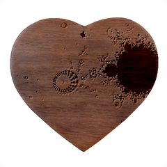 Apple Males Almond Bread Abstract Mathematics Heart Wood Jewelry Box by Apen