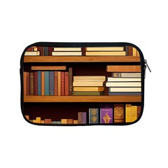 Book Nook Books Bookshelves Comfortable Cozy Literature Library Study Reading Room Fiction Entertain Apple Ipad Mini Zipper Cases by Maspions