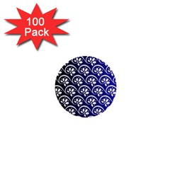 Pattern Floral Flowers Leaves Botanical 1  Mini Buttons (100 Pack)  by Maspions