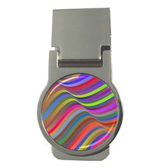 Psychedelic Surreal Background Money Clips (round)  by Askadina