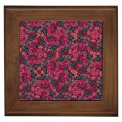 Captivating Botanic Motif Collage Composition Featuring A Harmonious Blend Of Vibrant Reds And Dark Greens  Perfect For Adding A Touch Of Natural Elegance To Any Space Or Garment, Whether It s Adornin by dflcprintsclothing