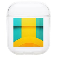 Colorful Rainbow Pattern Digital Art Abstract Minimalist Minimalism Soft Tpu Airpods 1/2 Case by Bedest