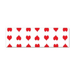 Heart Red Love Valentines Day Sticker (bumper) by Bajindul