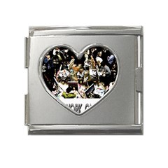 Yb 2vvvvv Zazzle - Digital Postcard - Front Mega Link Heart Italian Charm (18mm) by xeedeeboyz