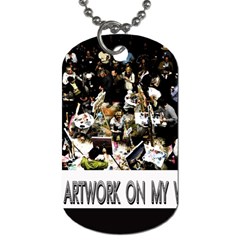 Yb 2vvvvv Zazzle - Digital Postcard - Front Dog Tag (one Side) by xeedeeboyz