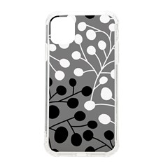 Abstract Nature Black White Iphone 11 Tpu Uv Print Case by Maspions