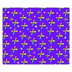 Abstract Background Cross Hashtag Premium Plush Fleece Blanket (small) by Maspions