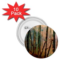 Woodland Woods Forest Trees Nature Outdoors Mist Moon Background Artwork Book 1 75  Buttons (10 Pack) by Posterlux