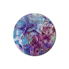 Blend Marbling Rubber Coaster (round) by kaleidomarblingart