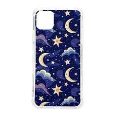 Night Moon Seamless Iphone 11 Pro Max 6 5 Inch Tpu Uv Print Case by Maspions