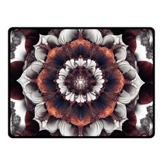 Mandala Design Pattern Two Sides Fleece Blanket (small) by Maspions