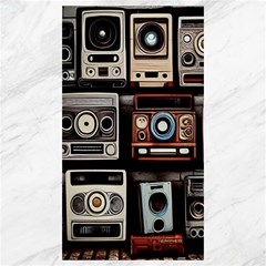 Retro Cameras Old Vintage Antique Technology Wallpaper Retrospective Canvas 40  X 72  by Grandong