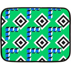 Beauitiful Geometry Two Sides Fleece Blanket (mini) by Sparkle