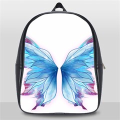 Butterfly-drawing-art-fairytale  School Bag (large) by saad11