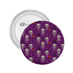 Skull Halloween Pattern 2 25  Buttons by Maspions