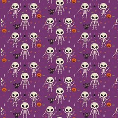 Skull Halloween Pattern Play Mat (square) by Maspions