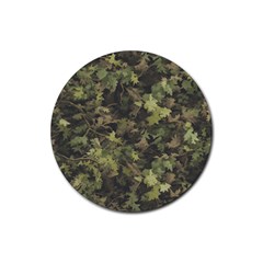 Camouflage Military Rubber Coaster (round) by Ndabl3x