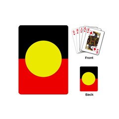 Aboriginal Flag On Playing Cards (mini) by FirstNationsInstituteAustralia