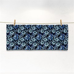 Blue Roses 1 Blue Roses 2 Hand Towel by DinkovaArt