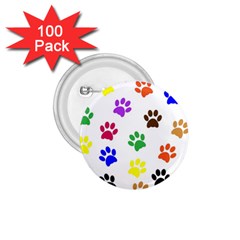 Pawprints Paw Prints Paw Animal 1 75  Buttons (100 Pack)  by Apen