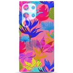 Pink And Blue Floral Samsung Galaxy S24 Ultra 6 9 Inch Black Tpu Uv Case by Sparkle