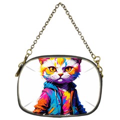 Wild Cat Chain Purse (two Sides) by Sosodesigns19