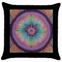 Pattern 4a Pattern 4 Throw Pillow Case (black) by 2607694