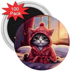 Cat 2 3  Magnets (100 Pack) by 2607694a