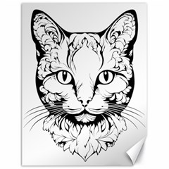 Cat - Artistic Paper Cut Canvas 18  X 24  by 2607694c