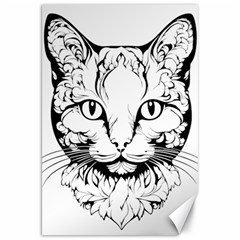 Cat - Artistic Paper Cut Canvas 20  X 30  by 2607694c