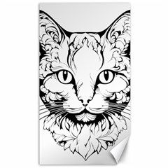 Cat - Artistic Paper Cut Canvas 40  X 72  by 2607694c