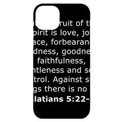 Galatians 5 Iphone 14 Plus Black Uv Print Case by RiverRootz