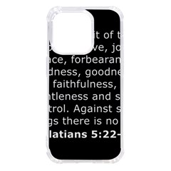 Galatians 5 Iphone 14 Pro Tpu Uv Print Case by RiverRootz