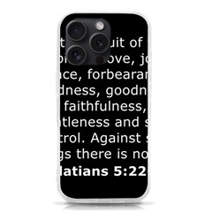 Galatians 5 Iphone 15 Pro Tpu Uv Print Case by RiverRootz