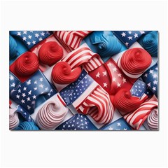 Us Presidential Election Colorful Vibrant Pattern Design  Postcard 4 x 6  (pkg Of 10) by dflcprintsclothing