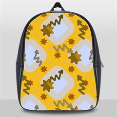 Art Pattern Design Background School Bag (xl) by Proyonanggan