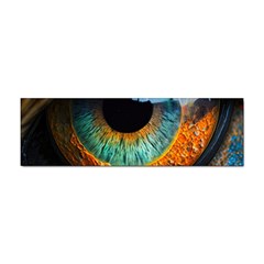 Eye Bird Feathers Vibrant Sticker (bumper) by Hannah976