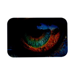 Eye Bird Feathers Vibrant Open Lid Metal Box (silver)   by Hannah976