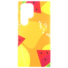 Watermelon Flower Samsung Galaxy S24 Ultra 6 9 Inch Black Tpu Uv Case by Bedest