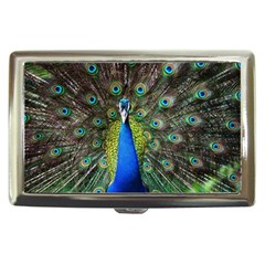 Peacock Bird Feathers Pheasant Nature Animal Texture Pattern Cigarette Money Case by Bedest