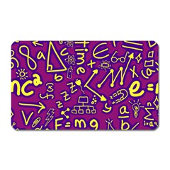 Background Doodles Math Magnet (rectangular) by Bedest