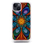 Schwarz bunt iPhone 14 TPU UV Print Case Front